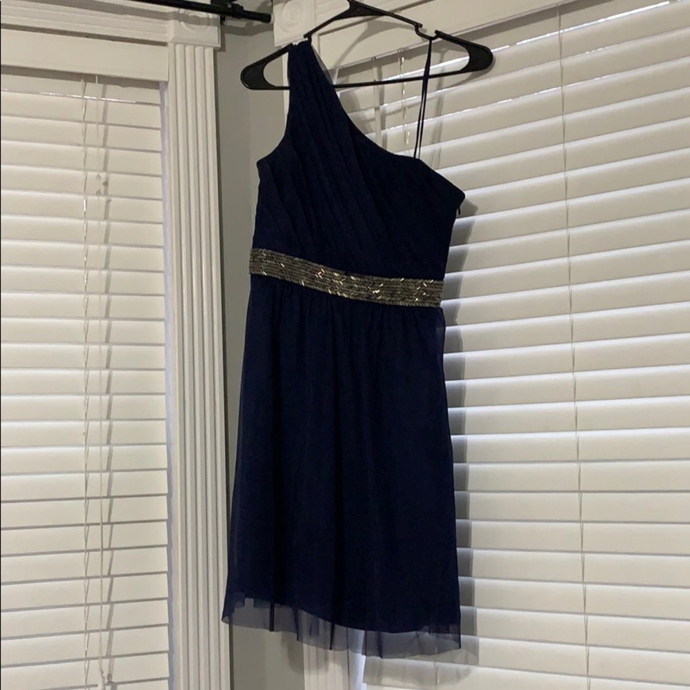 Max and Cleo, Navy, One shoulder!!